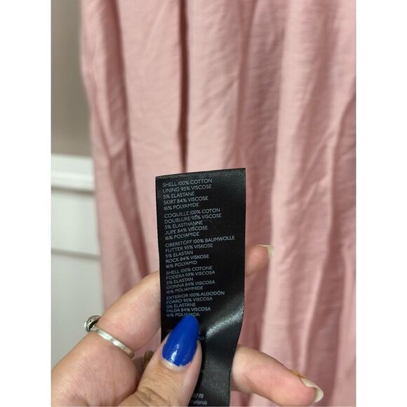 NWOT By Anthropologie Knit Twofer Midi Crochet Bust Empire Waist Dress Women's - Picture 4 of 11